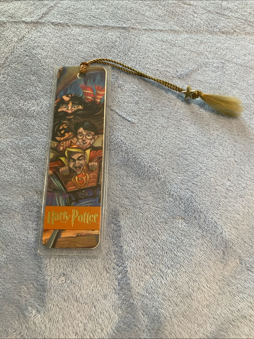 Vintage Harry Potter double sided bookmark.
